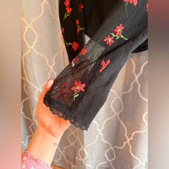 Free people lace long sleeve top - Picture 5 of 8